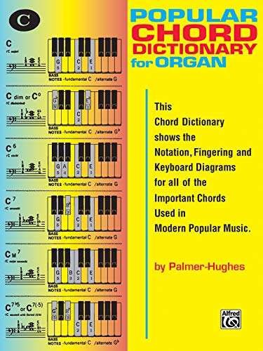 Popular Organ Chord Dictionary: This Chord Dictionary Shows the Notation, Fingering and Keyboard Diagrams for All of the Important Chords Used in Modern Popular Music image 5