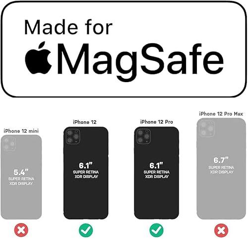 Miniatura 2 de OtterBox Symmetry - Funda con MagSafe para iPhone 12 y iPhone 12 PRO (solamente), embalaje no minorista, transparente