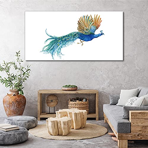 Tableau d'intérieur d'exception peacock d'oiseau animal en impression premium - 4