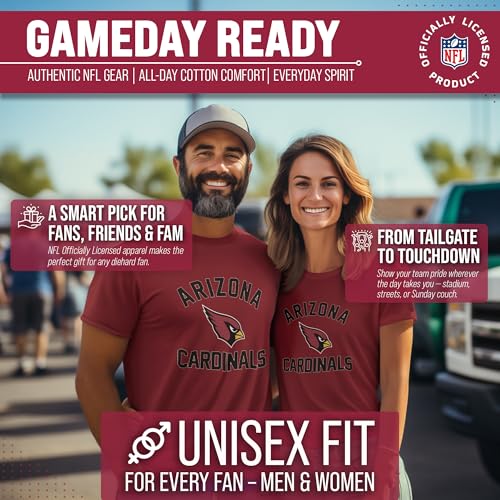 Image of NFL Gameday Cotton Blend T-Shirt for Men and Women - Licensed