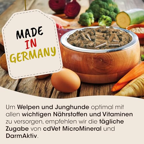 cdVet Fit-Crock Hundefutter trocken Puppy Lamm 10 kg, getreidefrei