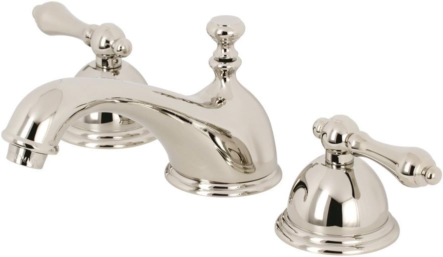 Kingston Brass KS3966AL 8 in. Widespread Bathroom Faucet, Polished Nickel