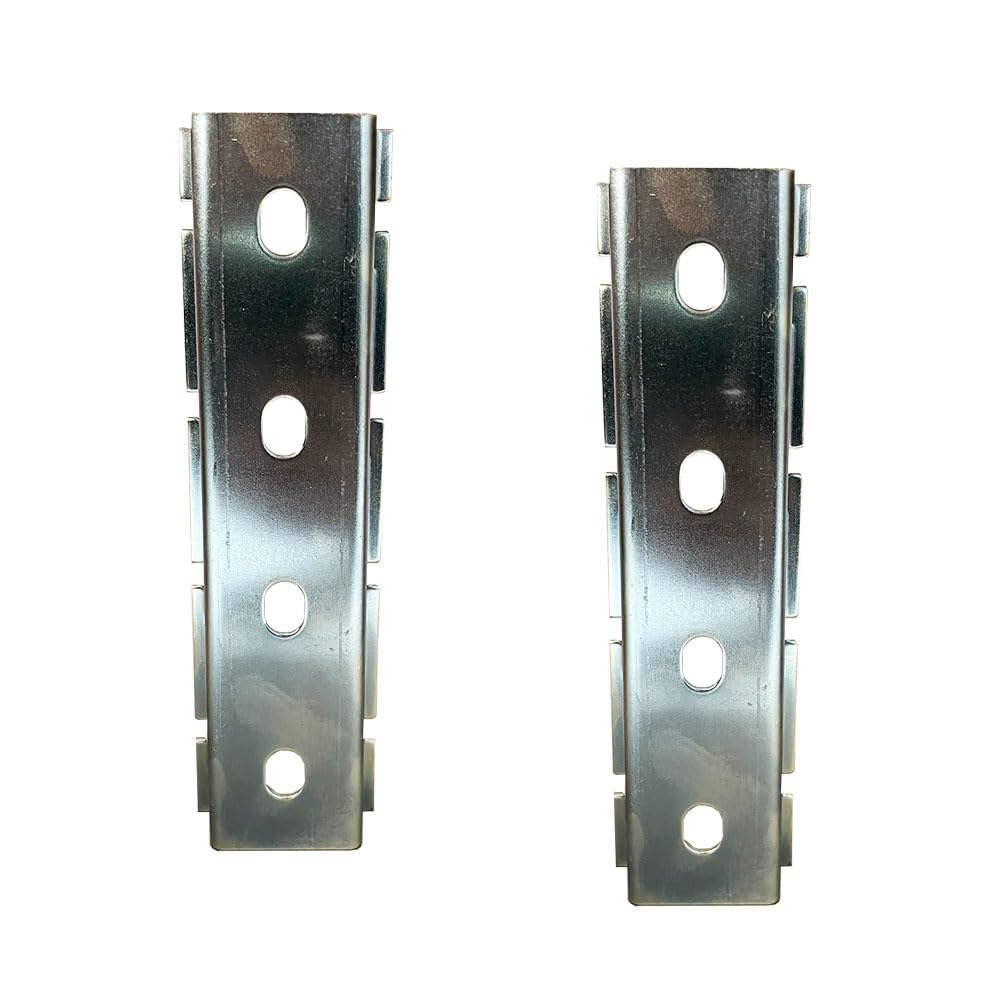 Quest Manufacturing Cable Tray Ceiling Hanging Bar, 4", Zinc (CT0010-04-03-2),Silver, Pack of 2 Pcs