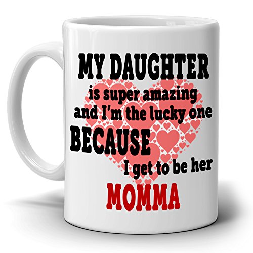 Cute Daughter and Mother Birthday Gift Mug, Printed on Both Sides!