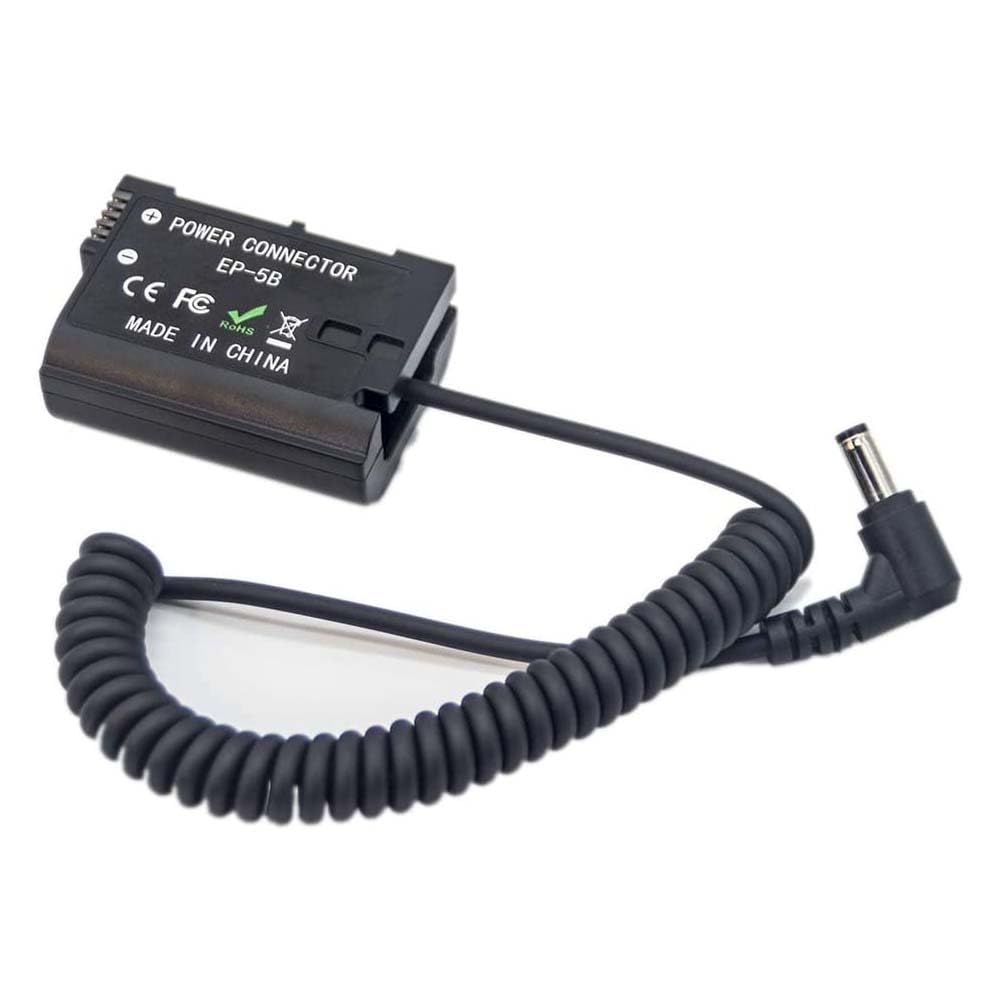 AECAM - EN-EL15a EP-5B DС Coupler Decoded Dummy ßаttеrу Replacement for NIKONs D610 D810 D750 D810A D7200 D500 D7500 D780