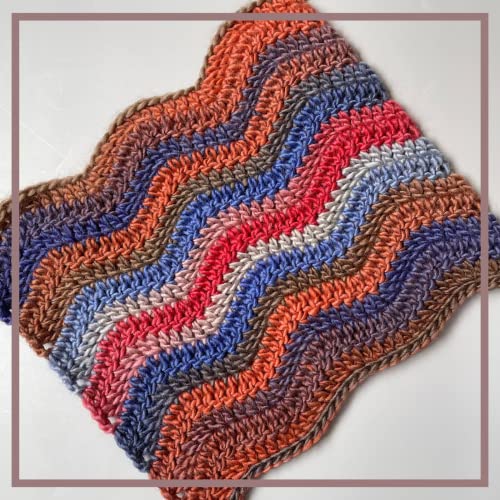 Image of Wool Wonders #4 Worsted Weight Wool Yarn, 4-Pack(640Yds /400G) Sandy Sunsets | #4 Medium Weight Wool Yarn for Crocheting with Free Patterns - Variegated Aran Weight Wool Blend Yarn for Knitting