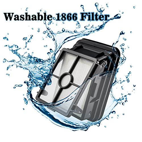 2306A 1785 Pet Pro Replacement Parts for Bissell Crosswave Roller Brush and for Crosswave Replacement Filter Compare to Part # 1613568 161-3568 1608684 LUXRILIX