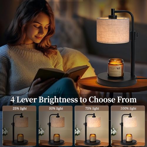 NITOWOLF Candle Warmer Lamp, Candle Lamp Warmer with Timer Adjustable Height Wax Warmer La - image 2