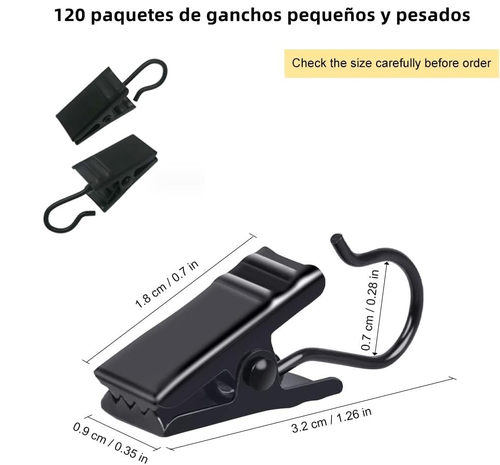 La mejor comparación de Anillos sujeta cortinas con diseño moderno Top diez. 25 Imagen adicional