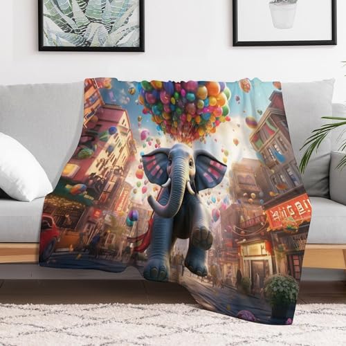 Manta de sofá de elefante para regalar en invierno y hogar 3