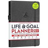 Life & Goal Planner – Undated Daily, Weekly & Monthly Organizer with Habit Tracker, Time Management Tools, and Productivity Journal for Personal Growth and Success