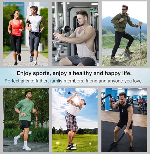 Mens Athletic Cushioned Quarter Socks Anti-Blister Comfort Running Ankle Socks 5 Pairs 7