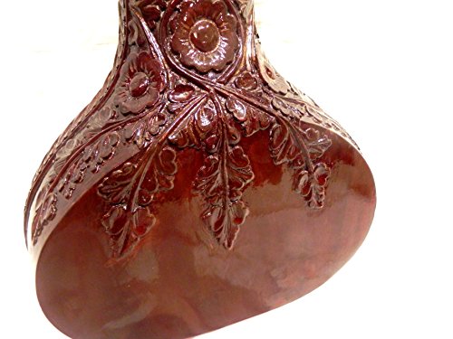 Indian Handmade ~ Electric Sitar Shri Ravi Shankar Style Designer Tun Wood Free String & Mizrab + Bag #TOP4