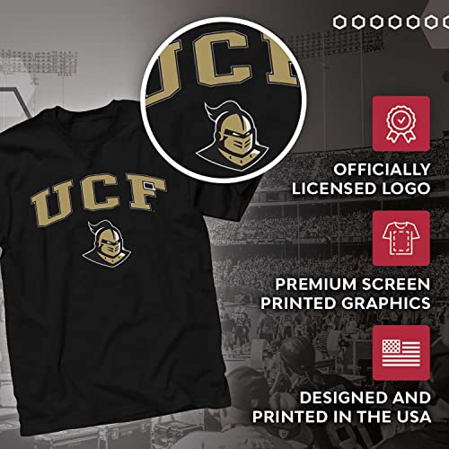 Adult Arch & Logo Soft Style Gameday T-Shirt (Central Florida Knights - Black, Large) #TOP4
