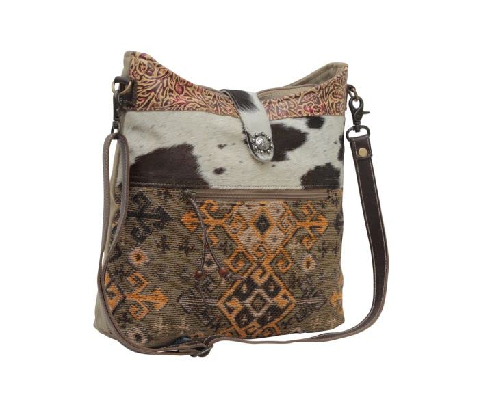 Myra Bag Western Leather Shoulder Bag for Women - Crossbody Bag Empower2