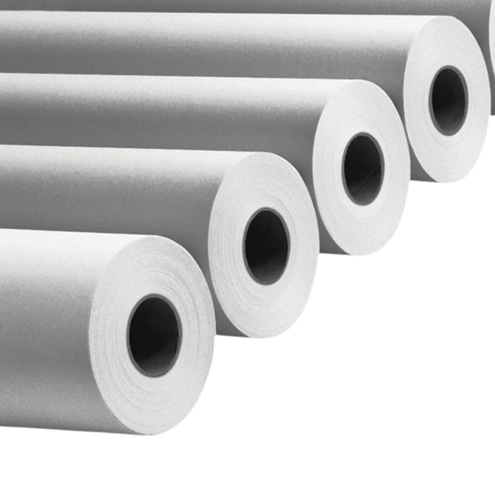 4 rollos de papel para plóter, homologados, impresión fotográfica, póster Layout, calidad libre de Pba, alta calidad, aislante térmico, 91 cm x 50 m, A0
