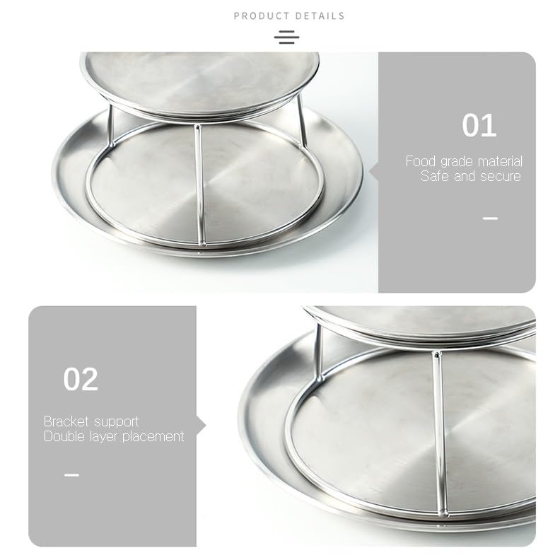 Haricot Medical Plateau Acier Inoxydable 21cm - Pour Laboratoire, Salon De Coiffure Ou Cuisine Plateau Inox Cuisine