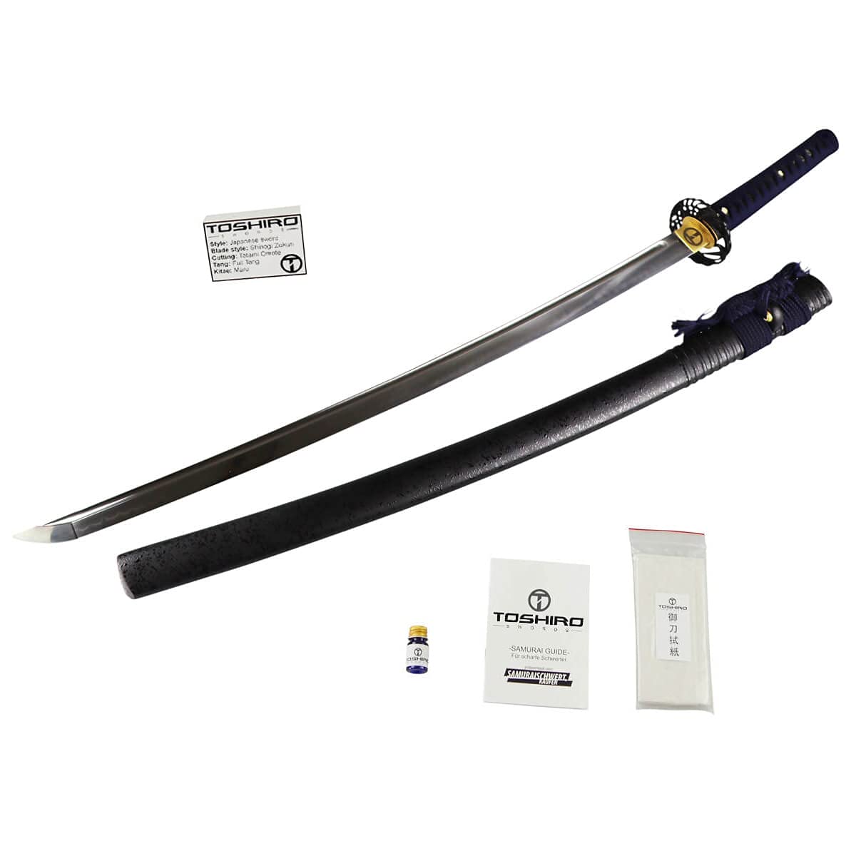 Tsurumaru Katana mit Sendan Saya und Ishime Lackierung