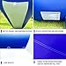 OZIS 20FT Inflatable Arch Start Finish Line Inflatable Archway with 150W Built-in Blower, Hexagon Inflatable Archway Outdoor for 5k Race Arch Outdoor Advertising Commerce（Blue & White ）