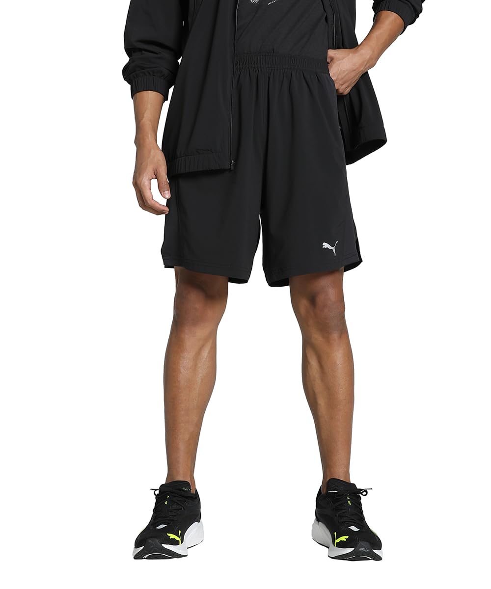 PUMA Men's Velocity 7 Inch Running Shorts, black, XL