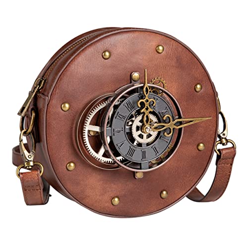 Style steampunk marron pour l'usage quotidien urbain des femmes actives