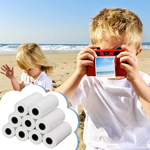 12 Rolls Print Camera Paper Refill, 2.2 X 1.1 Inch Instant Camera Refill Print Paper Photo Printer Thermal Paper For Kids (White) #TOP3