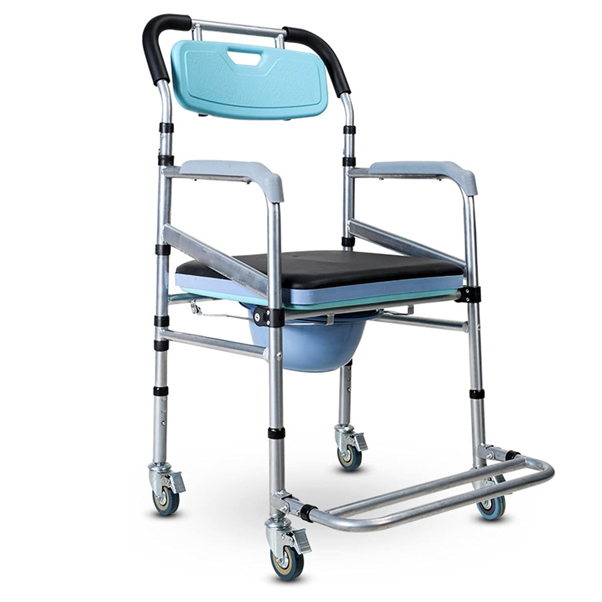 Buy PJHFHU Bedside Commode, Shower Chair With Wheels, Commode Chair For