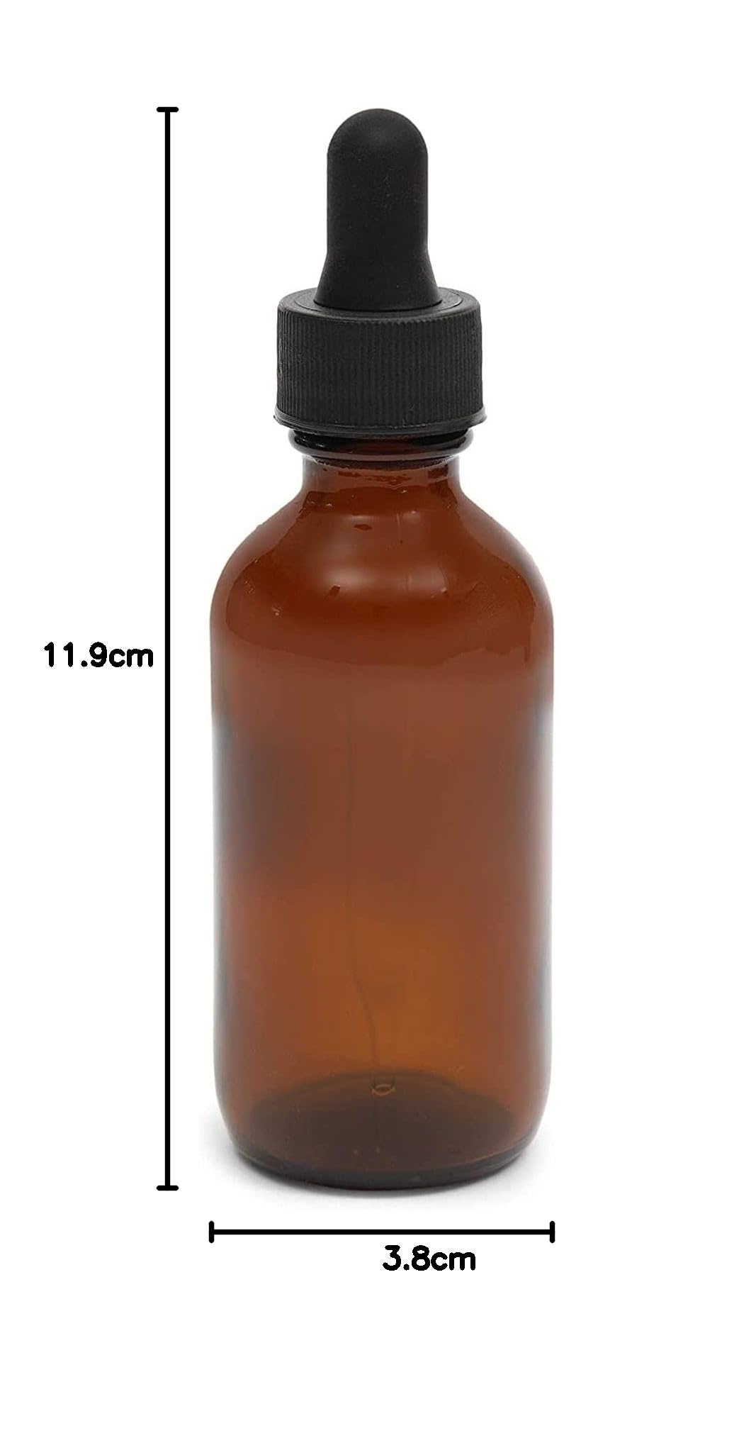 Juvale Botellas de vidrio ámbar 60 ml con pipeta, 36 piezas, para aceites esenciales y aromaterapia
