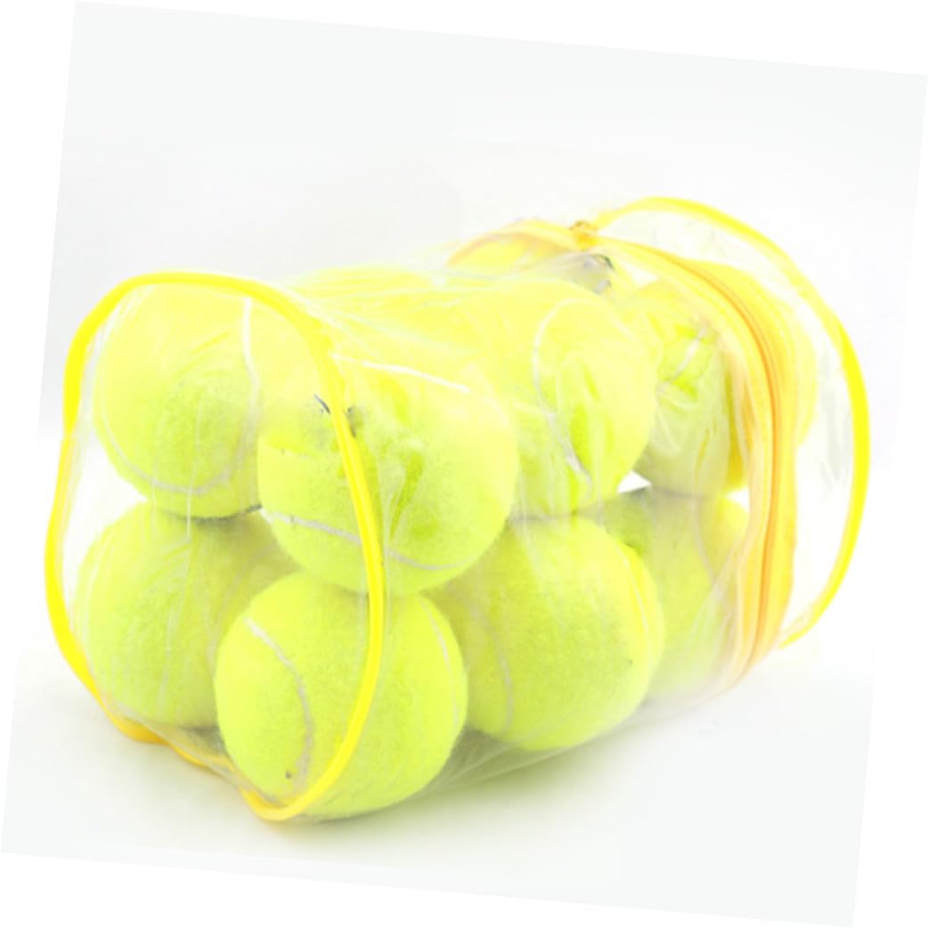 VANZACK 12stücke Elastische Tennisbälle Für Training Bälle Pro Packung Strapazierfähiges Filzmaterial Für Tennisplätze Tenniszubehör Für Sportübungen