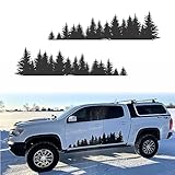 Fir Tree Forest Decal Set for Vehicle Body | Pine Trees Graphic for Car, Truck,...