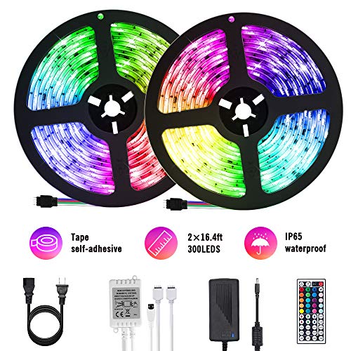 DLIANG DreamColor LED Strip Light Kit 32.8ft Flexible Tape Lights 5050 SMD RGB