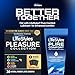 Lifestyles Pleasure Collection Assorted Lubricated Natural Latex Condoms, 36 Count, 3 Bonus Personal Lubricant Sachets, Triple Tested (Pack of 1)​