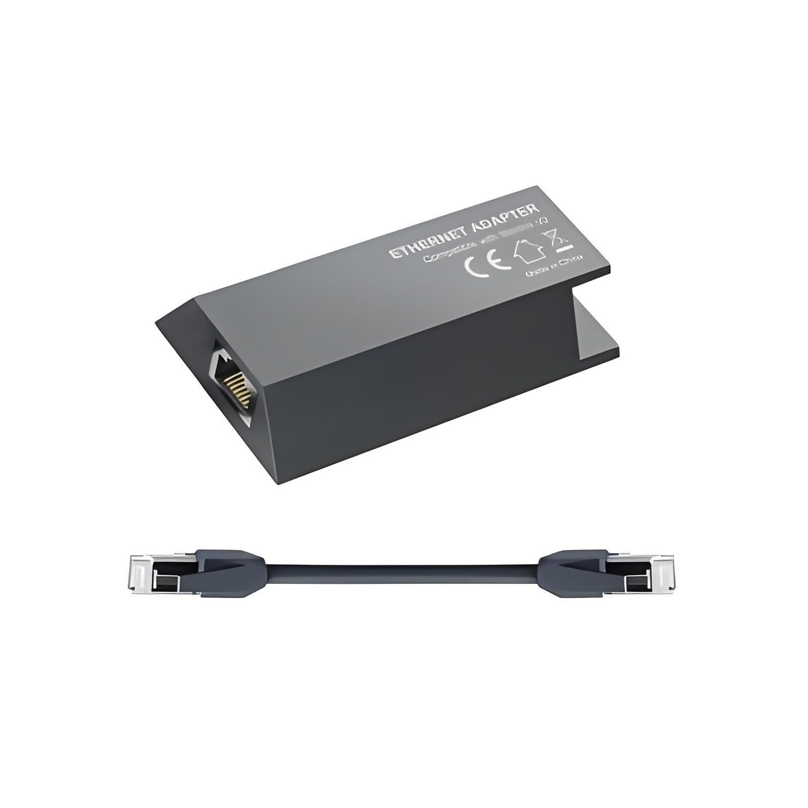Ethernet Adapter for Starlink Gen 2 – RJ45 Gigabit Port with 20cm Cable | Compatible with Actuated V2 Dish | POE Support | Connects to Routers, TVs, Consoles & More