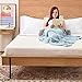 LINENSPA Reading Pillow with Shredded Memory Foam- Back Pillow for Sitting in Bed, Reading, Gaming, Watching TV – Chair Pillow with Arms, Dorm Room Essentials, Stone