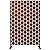 Metal Privacy Screen 76" H×48" W Decorative Outdoor Divider with Stand Panels Outdoor Privacy Screens Freestanding for Outside Patio Garden Backyard(Rust Red)