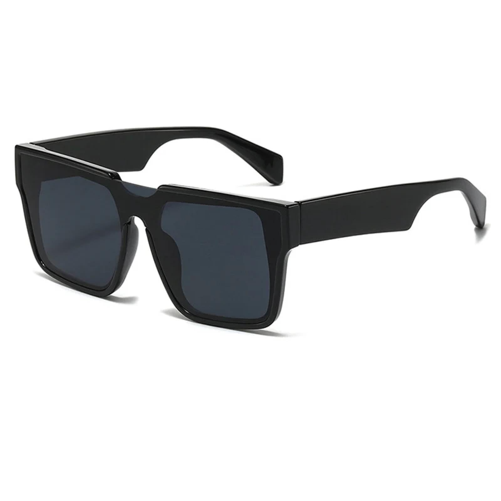 Occhiali da sole oversize da donna per uomo, popolari occhiali da sole punk UV400