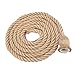Mingzhe Vintage Industrial Style Hemp Rope Ceiling Light Base Pendant Lamp Holder, Lamp Hemp Rope Creative Design, Quality Material for Living Room, Restaurant, Bar, Corridor, Themed (2 Meters per