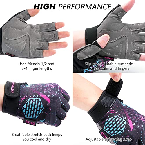 Bassdash Astro Heavy-Duty Sure Grip Fishing Gloves Men’s Women’s Fingerless Gloves For Game Fishing Kayaking Paddling Sailing Mtb #TOP2