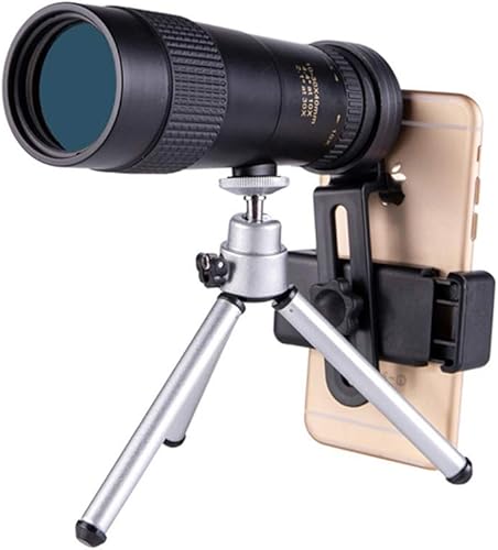 Raxinbang telescopios 0.394-119.685 in zoom continuo monocular de alta definición de alta potencia telescopio concierto se puede conectar a un