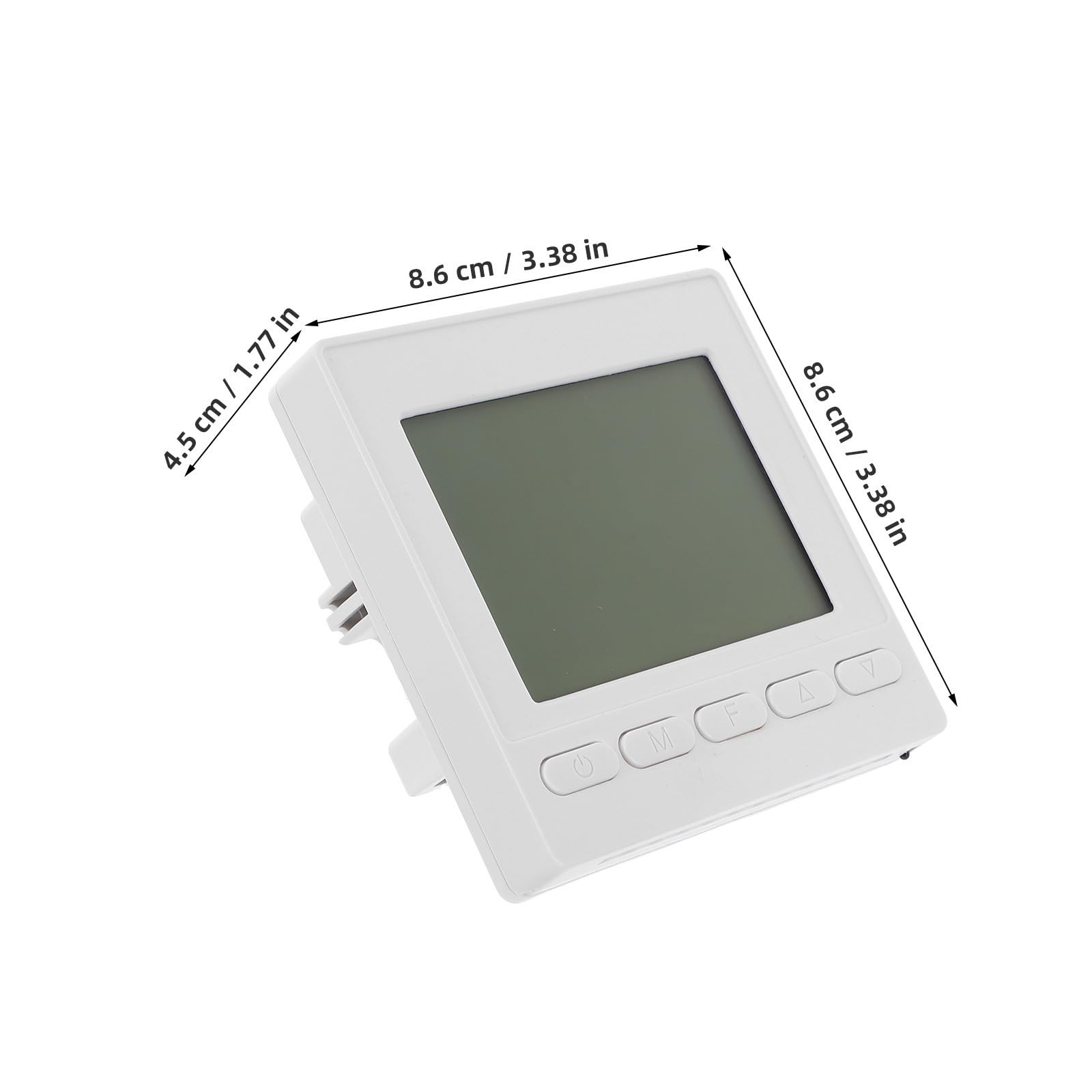 Programmierbarer Thermostat für Heizung und Fußbodenheizung, Weiß