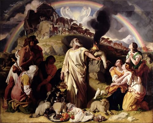 Cuadro de lienzo vintage de Daniel Maclise, arte clásico impreso en alta calidad de 60x90cm