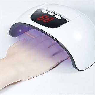 Eurobuy Nail Dryer, 54W 18 UV LED Nail Lamp Fast Curing USB Nail Dryer with 3 Timer Setting, Automatic Sensor, LCD Display, Nail Lamp for Gel Polish, UV LED Gel, Nail Art Manicure