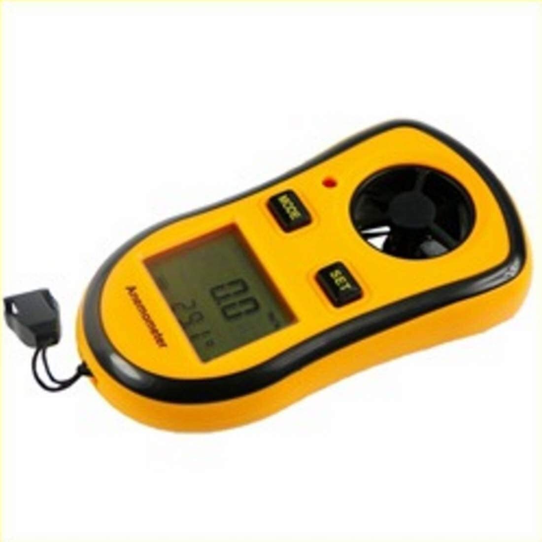 JJJ Anemometro Digital Anemometro Digital Anemometro Vento velocità velocità Misurazione Temperatura Misurazione Easy di Alta precisione Piccole Dimensioni Portatile Comoda