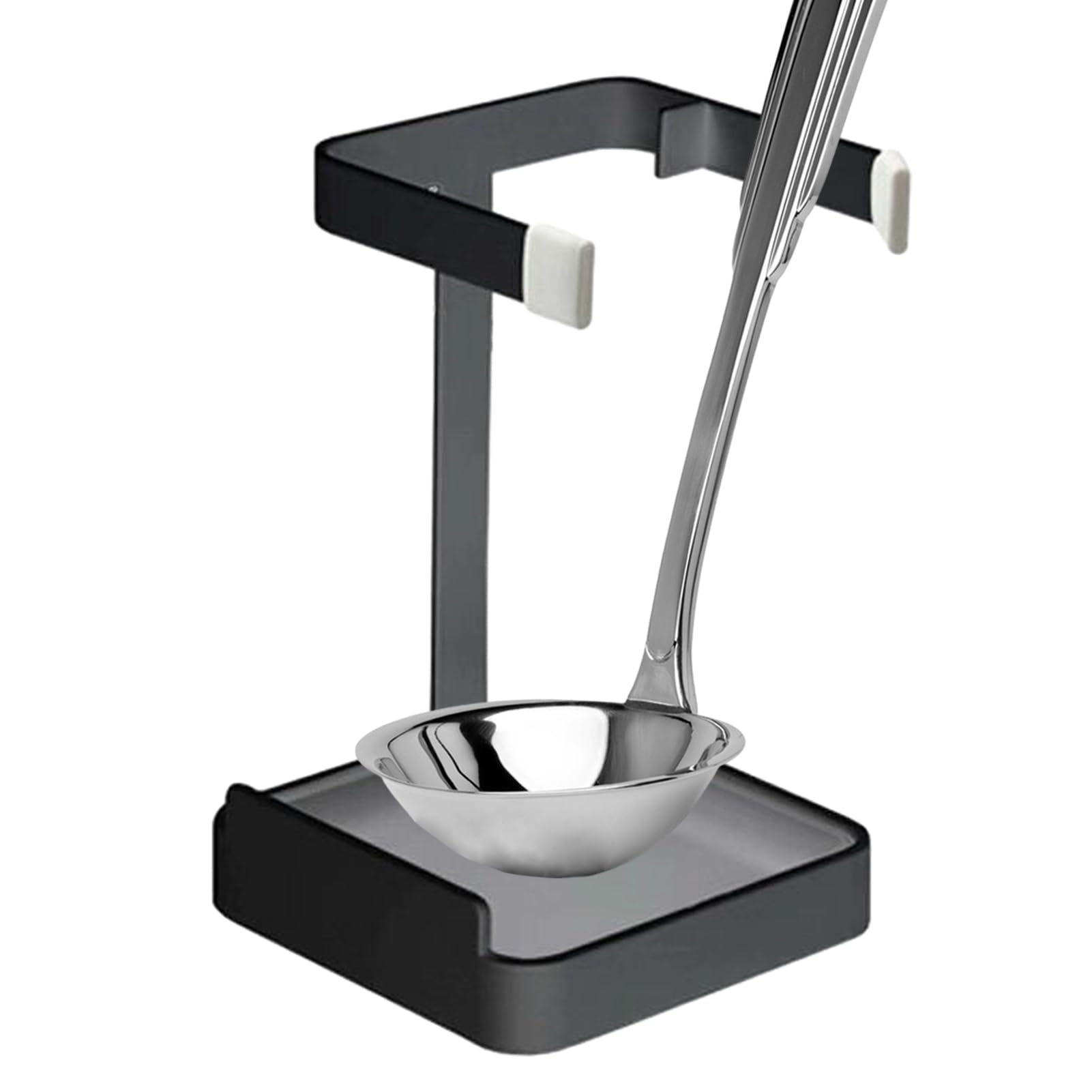 Poggia Mestolo in metallo, porta cucchiaio di vitello e griglia per coperchio, utensile da cucina multifunzione Sto per cucchiaio, spatola e accessori per pentole