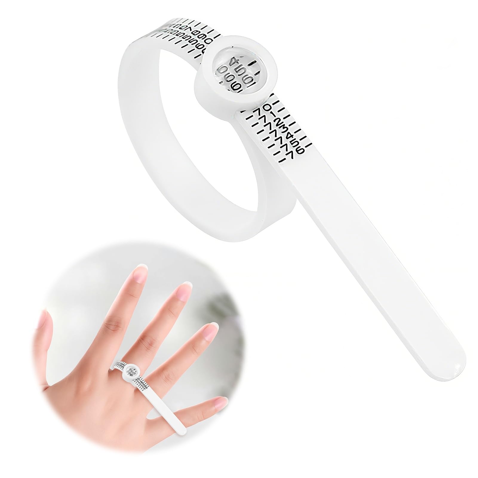 Baguier Mesureur Mesure de Taille de Doigt pour jauge de Doigt, baguier mesure doigt français bague trop grande mesurer son doigt pour bague