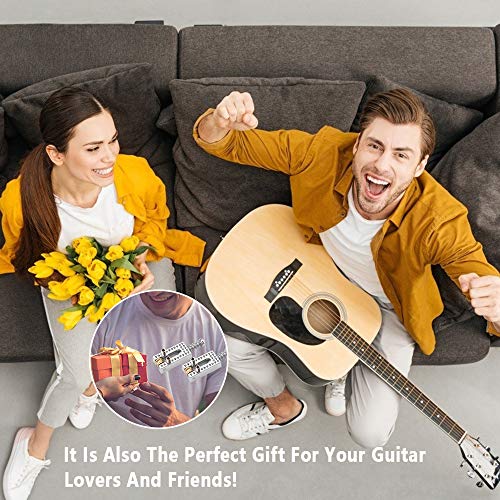 Pont de guitare électrique 6 Pcs avec 2 Pcs clefs à molette, Selles de Pont de Guitare Remplacement Pièces détachées… - Les Beatles, Paul McCartney, John Lennon, RIngo Starr, George Harrison Pont de guitare électrique 6 Pcs avec 2 Pcs clefs à molette, Selles de Pont de Guitare Remplacement Pièces détachées… – Image 5