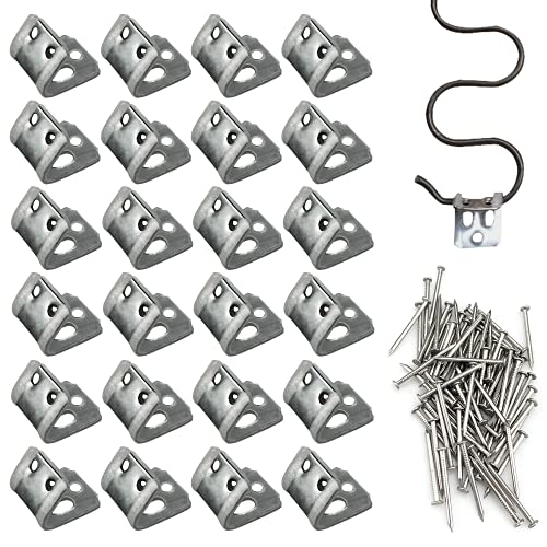 Lot de 24 pinces à ressort en caoutchouc à cinq trous pour housse de canapé - Accessoires de quincaillerie à ressort pour canapé - Kit de rechange avec 72 clous en fer (argenté) Cover
