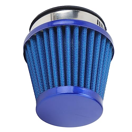 Air Filter Universal 50mm Heavy Calibre Air Induction Filter For Off Road Motorcycle ATV Quad Dirt Pit Bike Improved Air Filtration For Off-Road Vehicles (Blue)