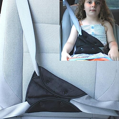 Cobertura para Cinto de Segurança Infantil | Posicionador triangular destacável do pescoço do carro