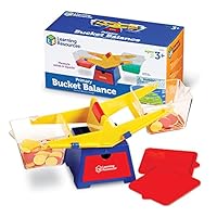 Learning Resources Primary Bucket Balance Teaching Scale, Science/Math, Classroom Balance Scale, Science for Kids, Ages 3+